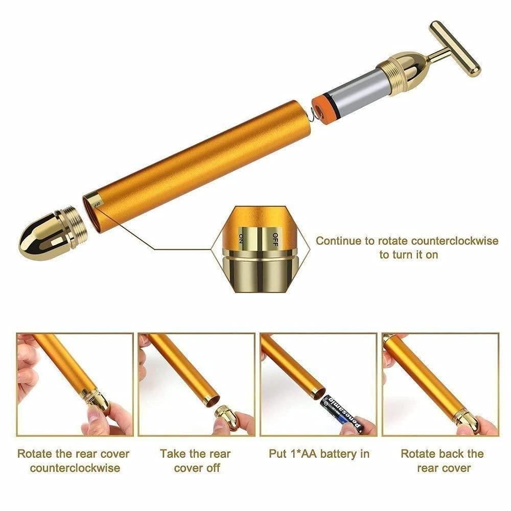 ✨ VibeGold Massager 24K Gold Energy